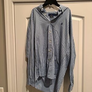 Blue Checkered Men's Shirt